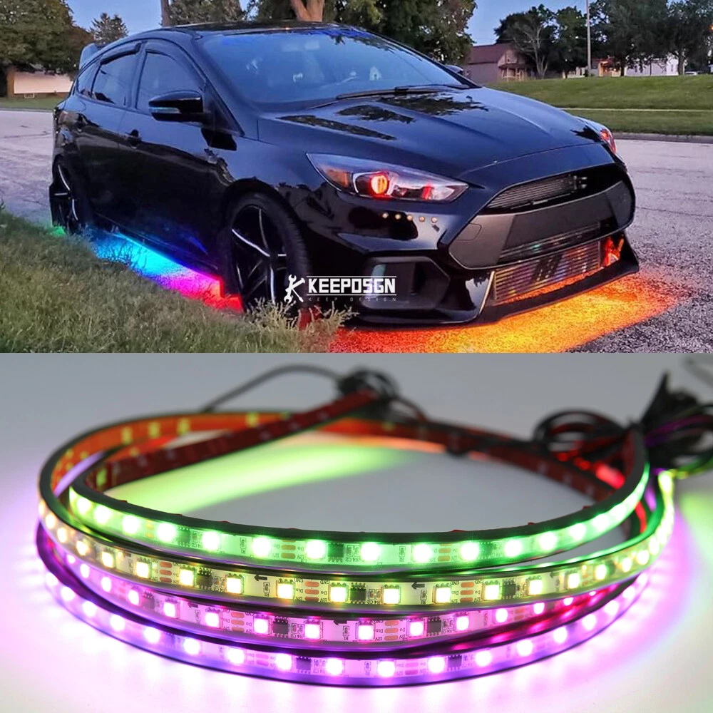 6PCS Dreamy Lamp Underglow LED Neon Kit Light Strip For Acura TL TSX RSX TLX ILX