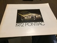 1972 Pontiac Catalinafirebirdtrans Amgrandvillelemans Mint Sales Lit  Orig