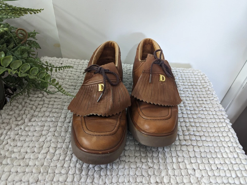 Zapatos de golf Dexter vintage para hombre talla 9,5 Foto 3 de 4