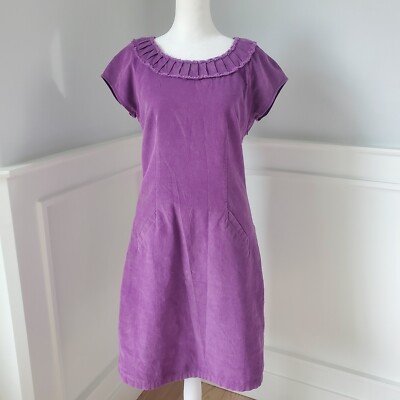 purple corduroy dress Victoria Dress
