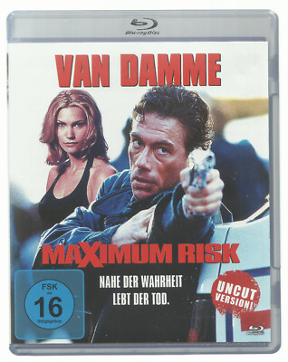 MAXIMUM RISK --- Blu-ray --- Jean-Claude Van Damme --- Uncut