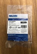 BELDEN  AX104023 Copper Jack, Cat 6A, Commercial, 1-PORT 10GX KEYCONNECT COUPLE