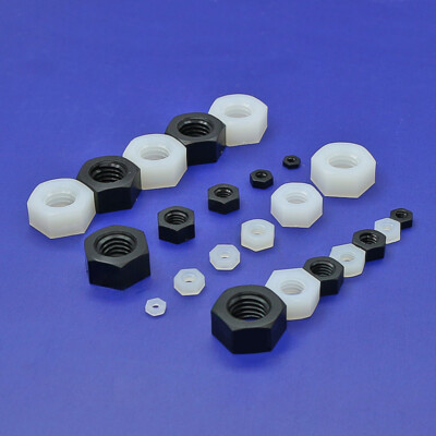 Nylon Hexagonal Nut M2M2.5M3M4M5M6 Insulated Plastic Plastic Nuts Multi-size