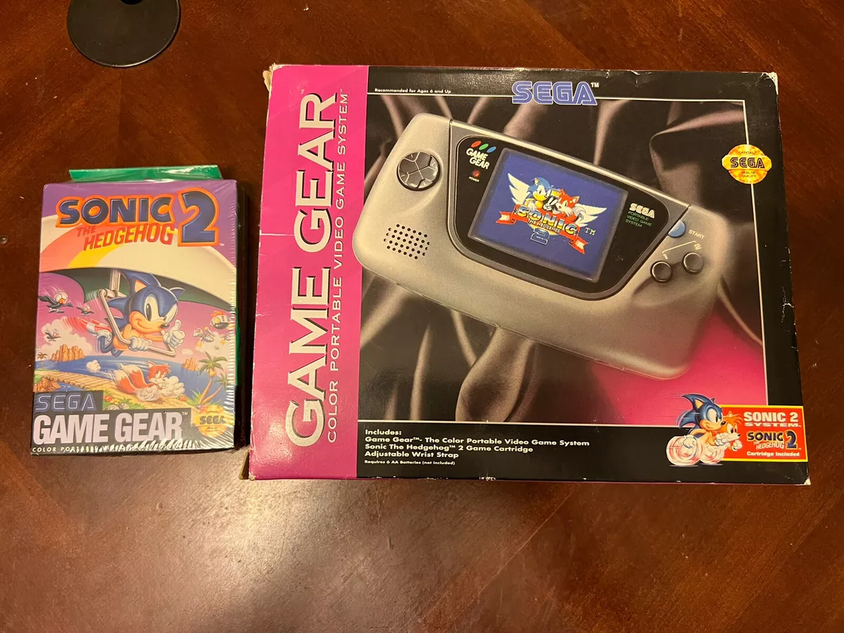  Sega Game Gear Console with Sonic 2 Game Included : Video Games