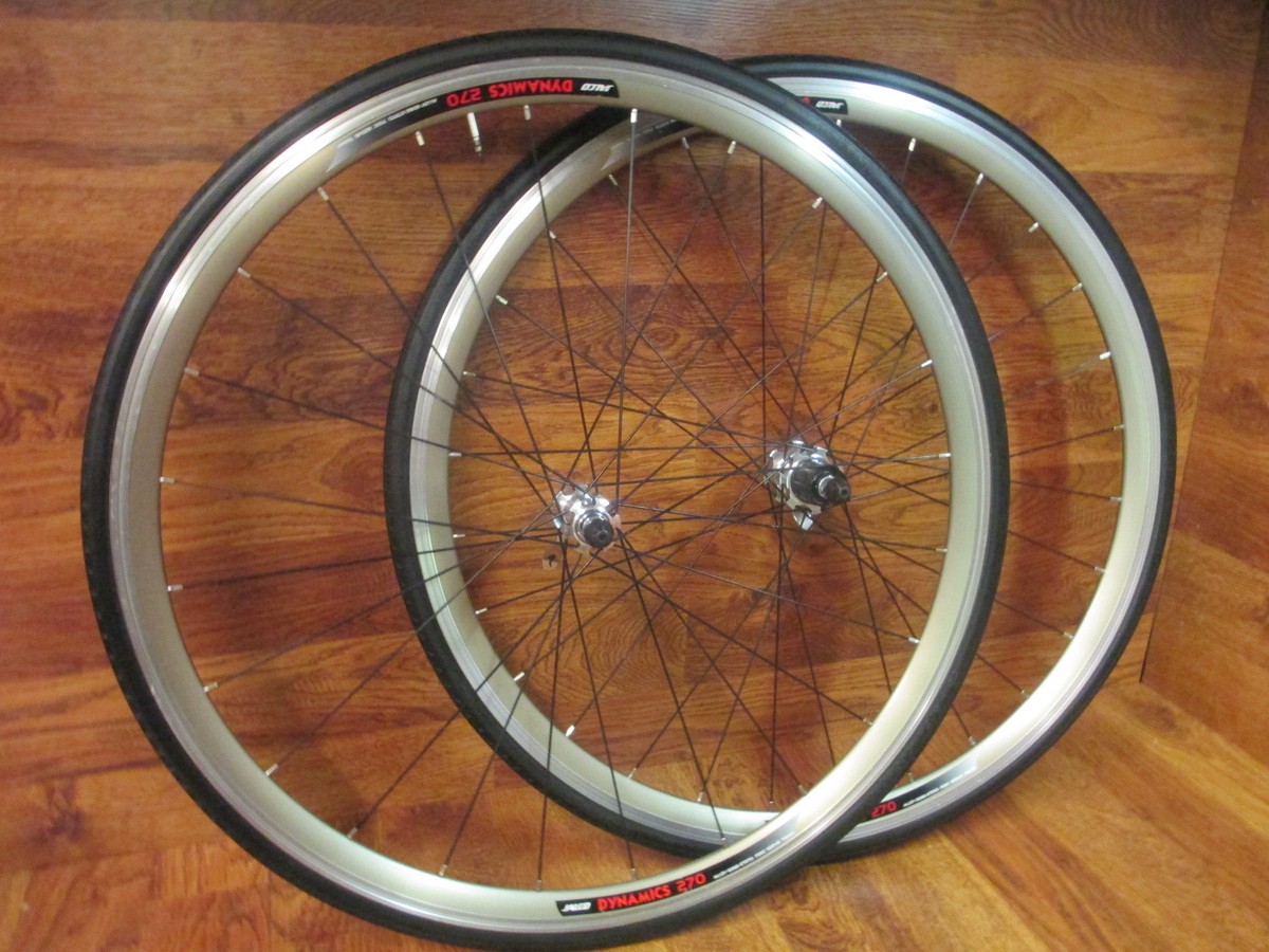 JALCO DAYNAMICS 270 AERO CLINCHER SHIMANO 8 9 10 SPEED WHEEL SET
