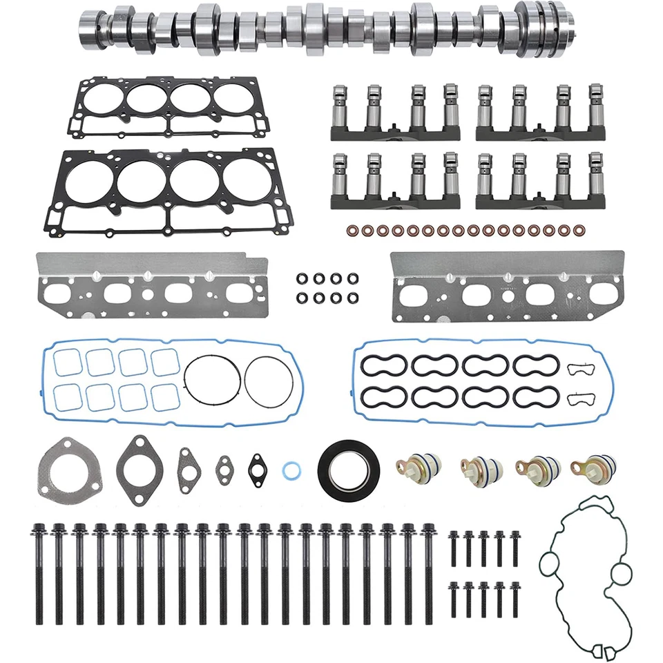 NON MDS Camshaft Lifters Head Gaskets Kit Valve Spring for Dodge Ram 5.7L V8Hemi Foto 3 de 4