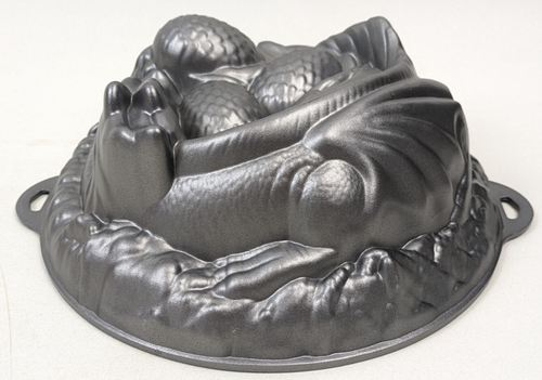 Game Of Thrones ThinkGeek Dragon Mold Bundt Cake Pan Gelatin Jello 10 1/2” - Picture 3 of 4