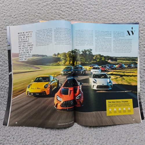 Car And Driver Magazine Feb/Mar Nov 2022 Vol 67/68 No 7/4 Road Track Vehicle - Picture 14 of 24