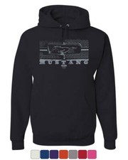 Ford Mustang Honeycomb Grille Hoodie Legendary American Muscle Sweatshirt