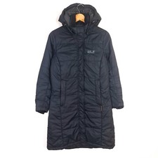 Giacca trapuntata donna JACK WOLFSKIN taglia XS isolata con cappuccio STORMLOCK