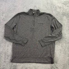 Johnnie O Sweatshirt Mens Medium Quarter Zip On Location Stretch Golf Active