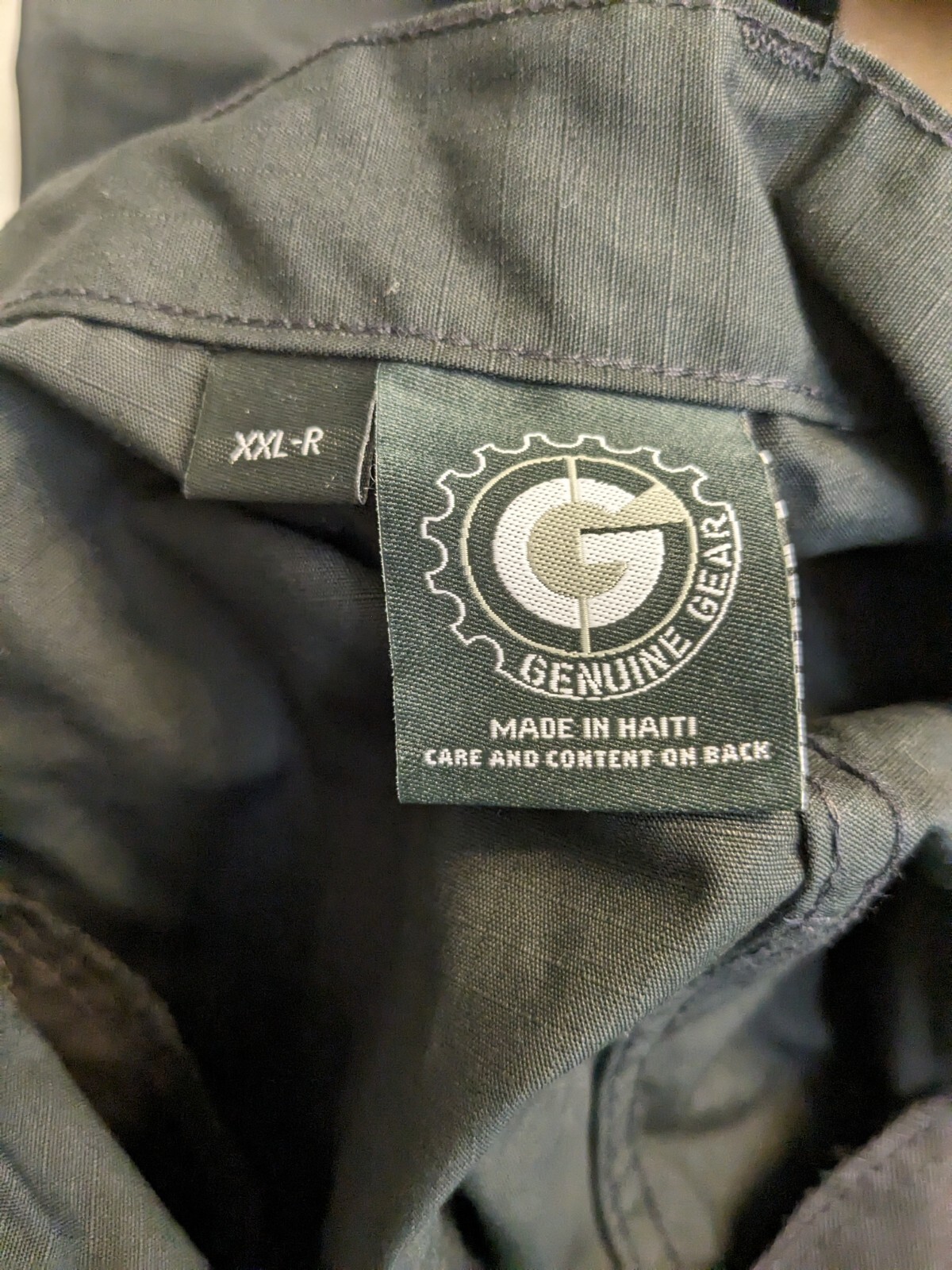 Genuine Gear, Men's Cargo Pants, black, size 48x33, New With Tags
