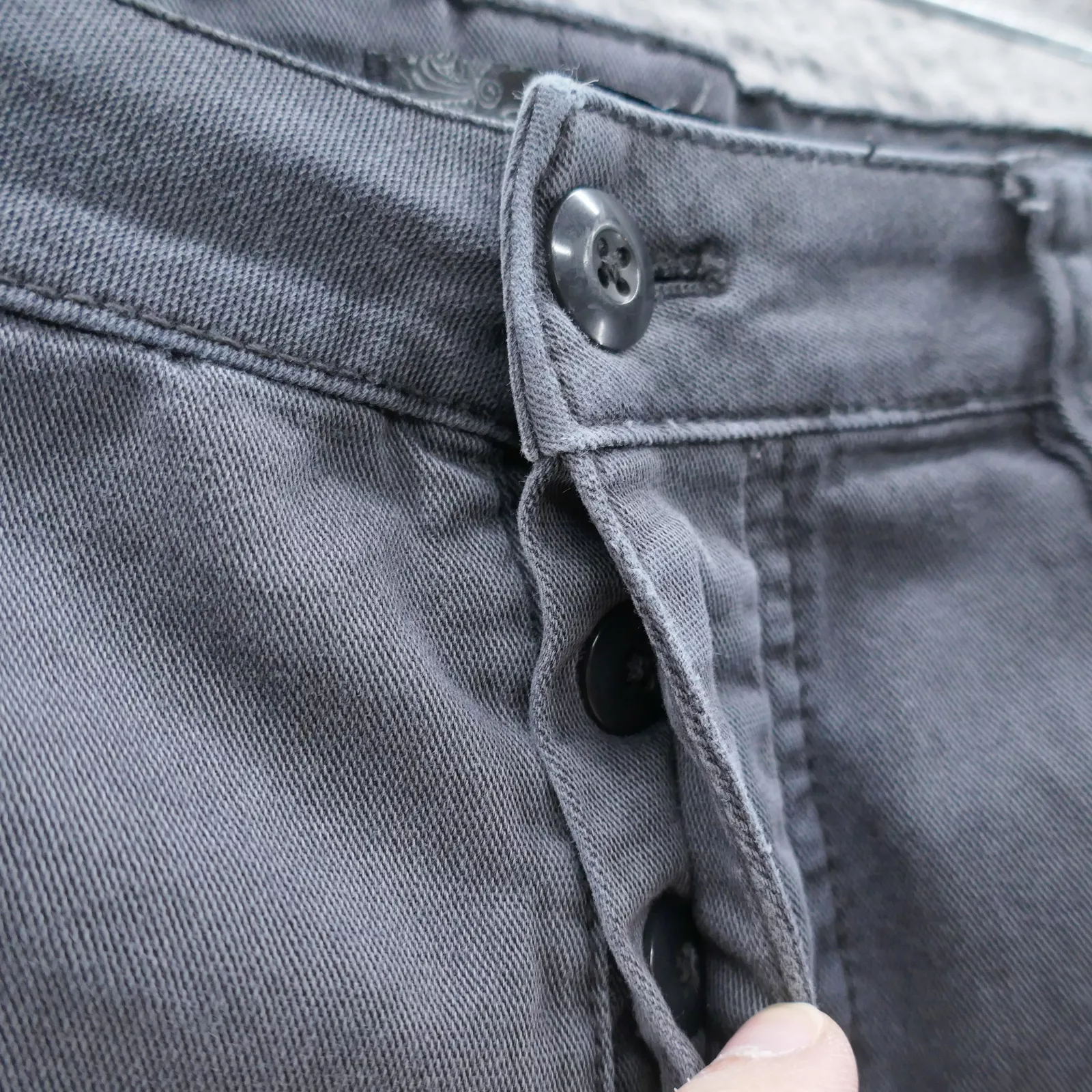 prana janessa cropped organic cotton button fly casual pants