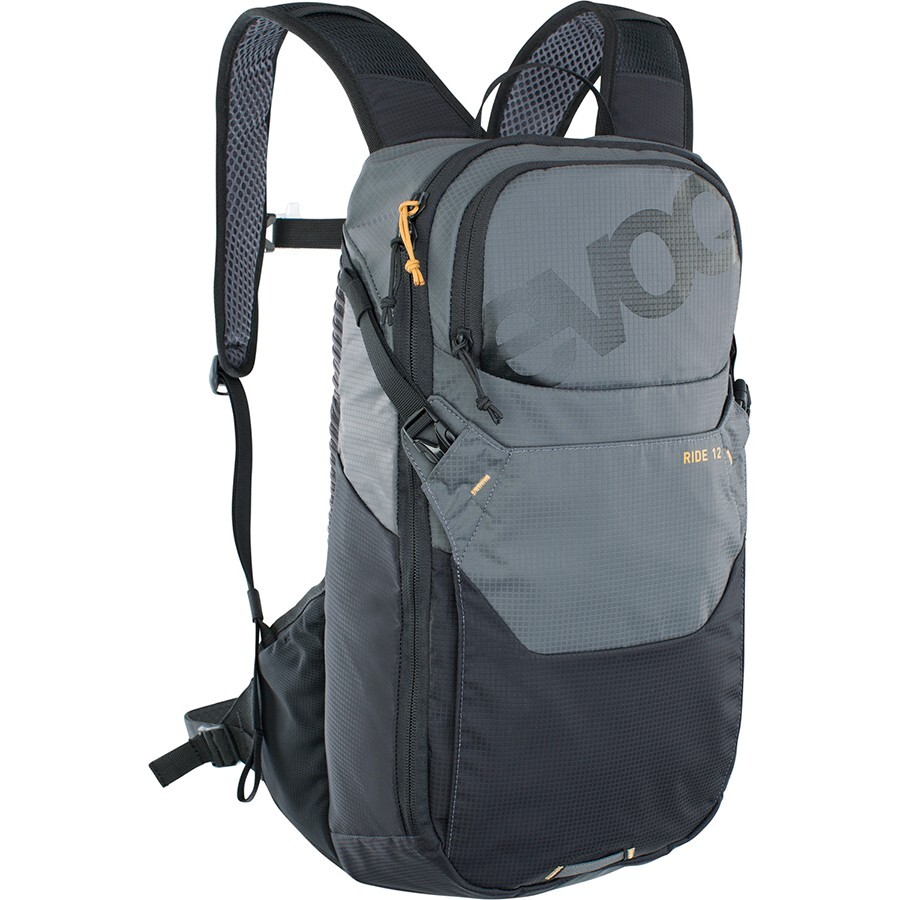 Zaino Evoc RIDE 12l + 2l sacca idrica grigio/nero misura unica