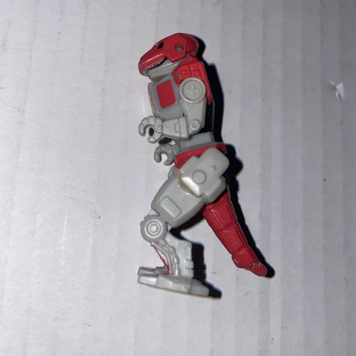 Vintage MMPR Power Rangers Micro Machines Tyrannosaurus Zord T-Rex Red Mini 1994
