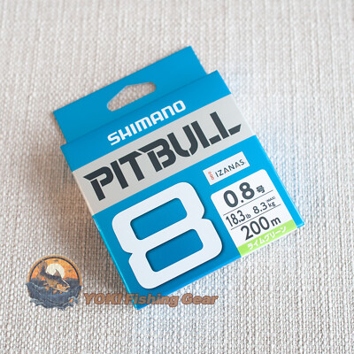 Watch Our Product Video-SHIMANO PITBULL 8 Braided Line PE#0.8-200m