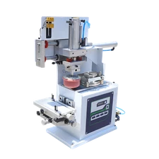 Dia. 3.5" Ink Cup Pad Printing Machine Pneumatic Press Printer w 1 pc Rubber Pad