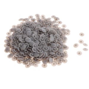 500pcs Plastic Round Phillips Screw Cap Decorative Cross Head