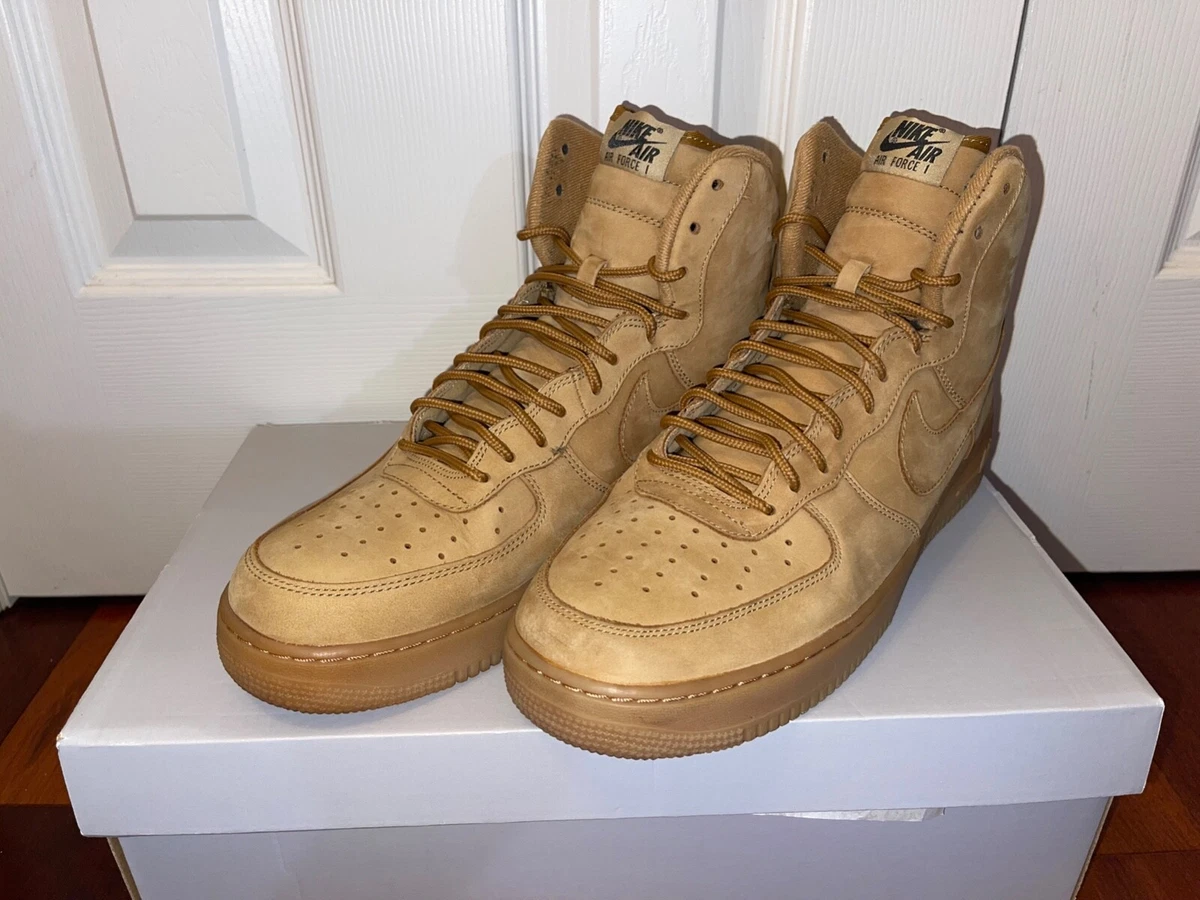 Sky repulsion forsvar Nike Air Force 1 High &#039;07 LV8 Wheat FLAX (806403 200) Men Sz 12  886915173585 | eBay