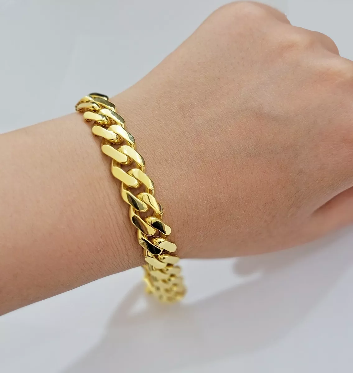 REAL 10k Gold Bracelet Byzantine Box 8