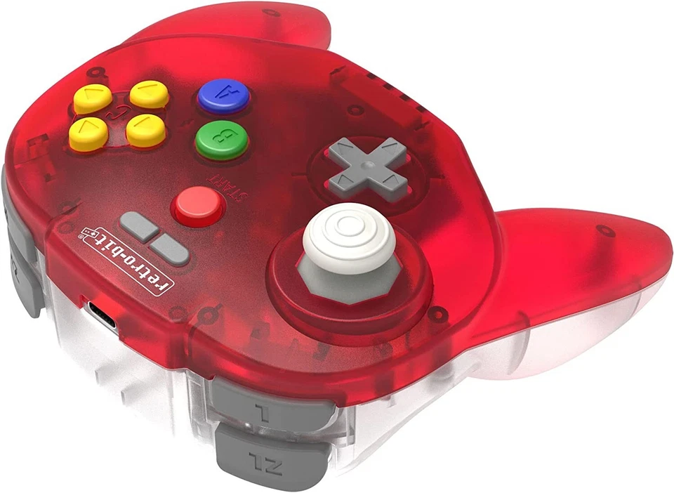 Retro-Bit Tribute 64 2.4Ghz Wireless Controller for Nintendo N64 Switch PC Red - Image 2 of 4
