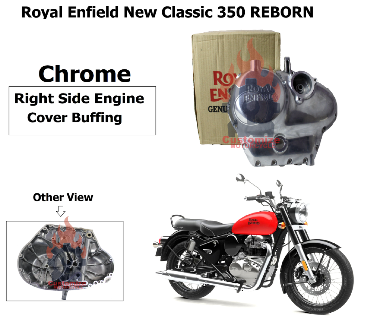Bullet Engine Polish Buffing Kit For Royal Enfield Pad Royal