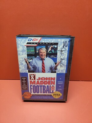 John Madden Football '93 (Sega Genesis, 1992) Complete ~ Tested & Working