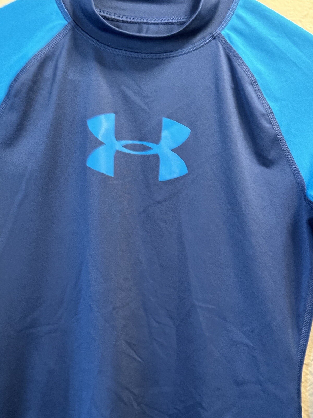 Under Armour Youth HeatGear Armour Compression Long Sleeve Shirt Teal