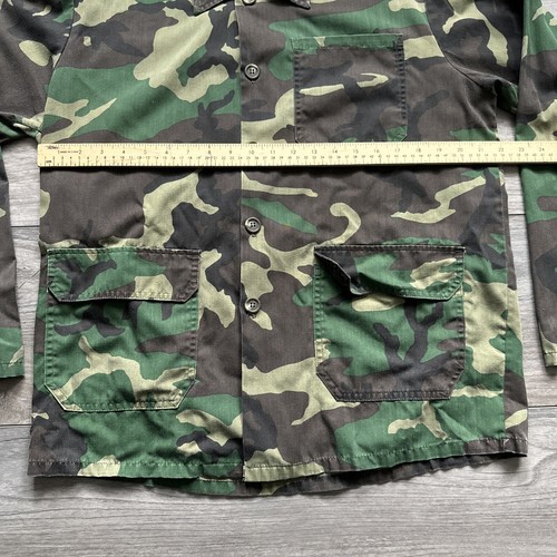 Vintage Rattlers Marke Camouflage Hausarbeit Mantel Stil Jagd Knopfleiste USA Herren L - Bild 5 von 9