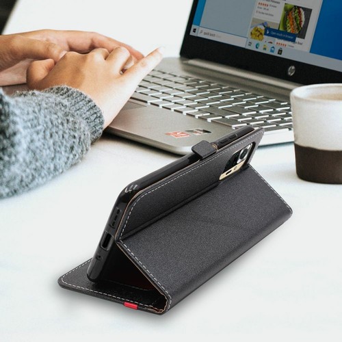 Coque Xiaomi Redmi Note 10 Pro Etui Portefeuille Housse PU Cuir Porte-Cartes - Picture 4 of 4