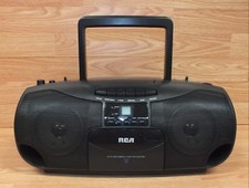 Genuine RCA RP7936A Black CD / Cassette Player With AM/FM Radio READ