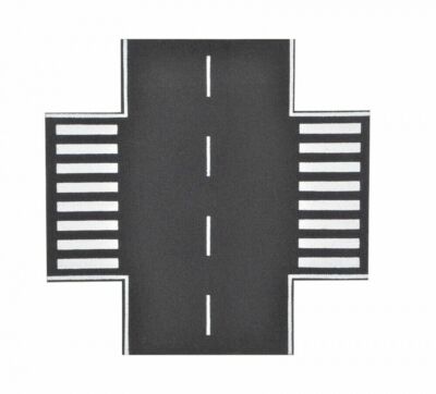 Vollmer H0 48261 Straßenplatte Asphalt, X-Kreuzung, L 15 x B 15 cm,B-Ware