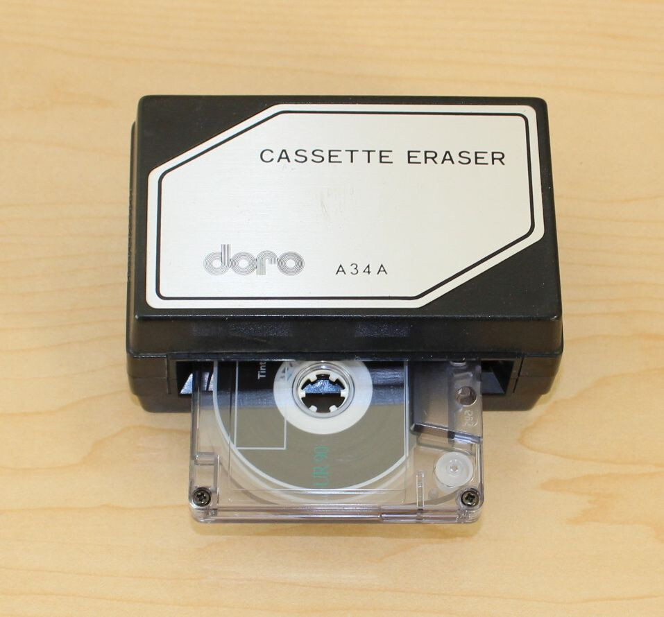 Doro A34A Cassette Tape Eraser Audio JAPAN Vintage FREE