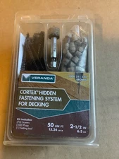 2-1/2" Cortex Hidden Fastening System for Veranda Decking 1006 211 548