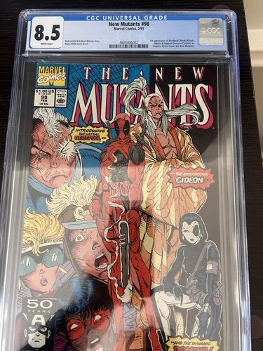 Marvel the New Mutants #98 Comic Book (February 1991) CGC 8.5 Grade