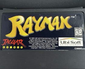 Rayman (Atari Jaguar, 1995) Authentic Cartridge & Manual - Tested 