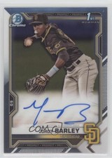 2021 Bowman Chrome Prospect Auto Jordy Barley #CPA-JBA Auto tm7
