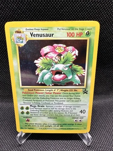 Pokémon Venusaur Holo Black Star Promo #13 SWIRL
