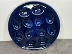 Vintage 11" Fiesta Cobalt Blue Deviled Egg Platter Fiestaware Homer Laughlin