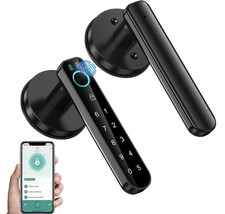 Fingerprint Door Lock- Smart Door knob,biometric Door Lock  with passcode keyp...