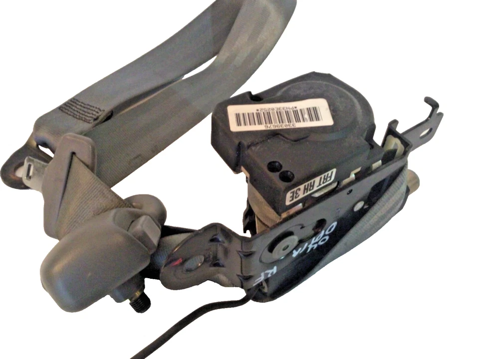 Chevrolet Optra 2004-2007 retractor de cinturón de seguridad del lado del pasajero delantero derecho gris Foto 4 de 4