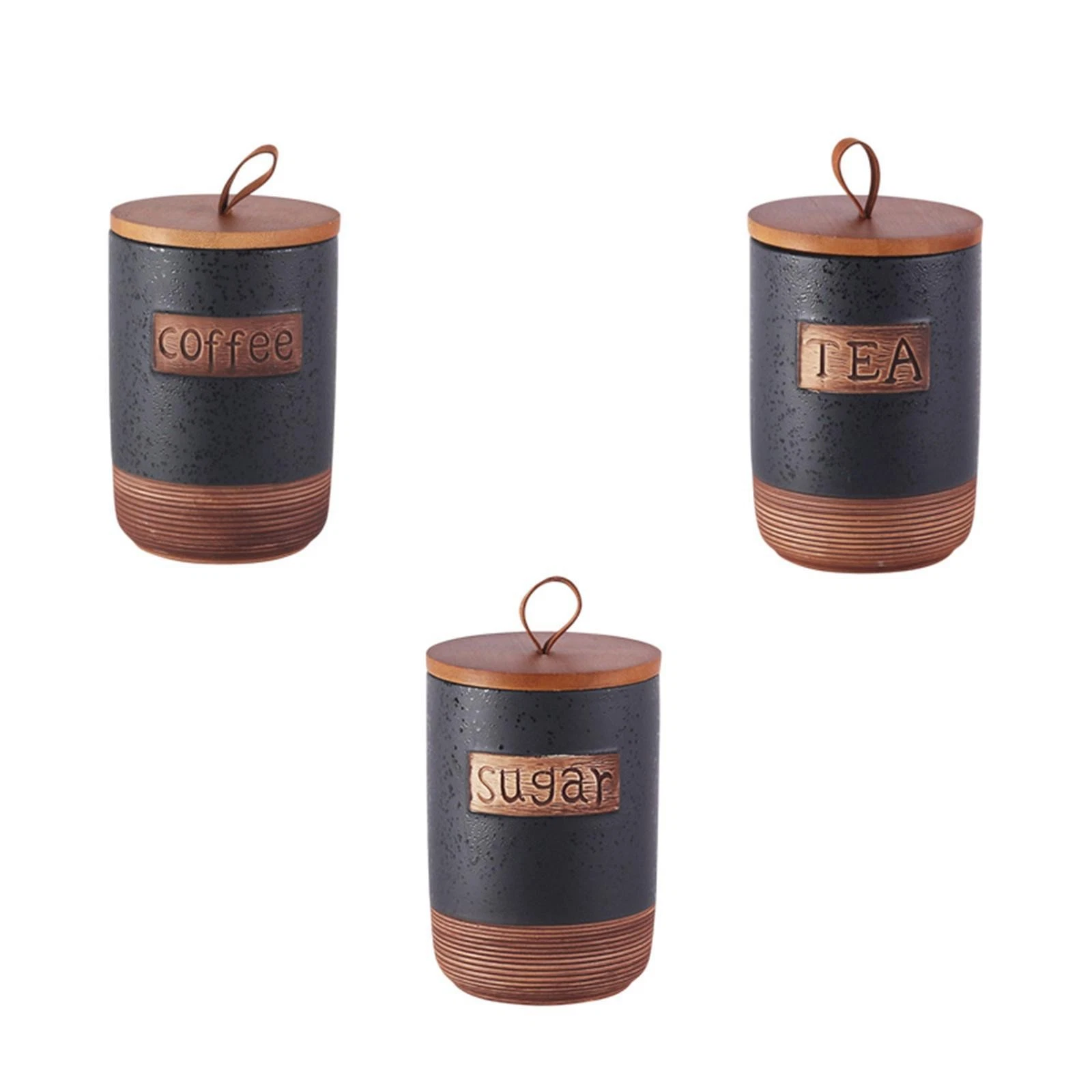 Ceramic Storage Container Airtight Food Container Ornament Kitchen Canister