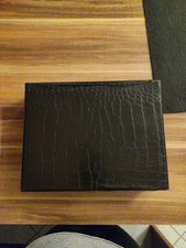 MC Kassetten Sammelbox Koffer Aufbewahrung Box  Schwarz - Ca. 32 /  25/ 8 