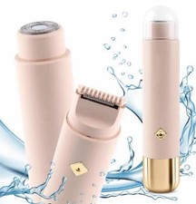 2 In 1 Electric Shaver Trimmer Wet/Dry Dual Head For Women Hair Remover