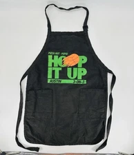 Vintage 1990s Pizza Hut Pepsi HOOP IT UP Basketball Austin TX Cooking Apron RARE