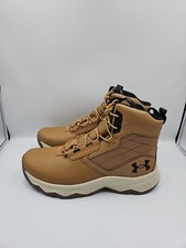 Under Armour Boots Mens 12 Tan Stellar G2 6" Leather High Top Tactical Shoe
