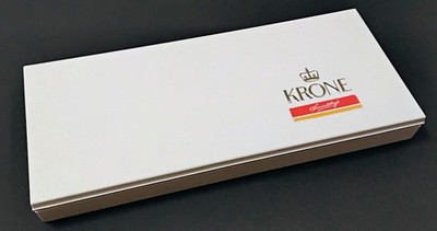 Vintage Zigarettenbox KRONE Simon Arzt 70er Jahre Kunststoff für 48 Zigaretten