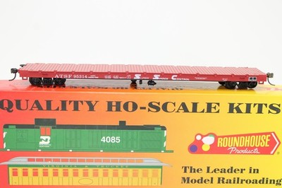 Athearn Roundhouse HO Scale ATSF Santa Fe 60' Flat Car #95314