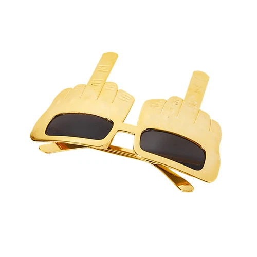 Creative Vertical Middle Finger Party Glasses Decoration Props Funny Sunglass vi - Picture 5 of 11