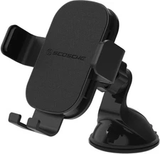 Scosche - GravityGrip 3-in-1 Window Dash Vent Mount for Mobile Phones - Black
